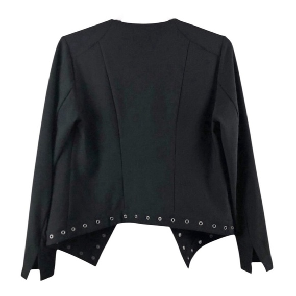Lysse Black Grommet Stretch Moto Jacket - Picture 3 of 9